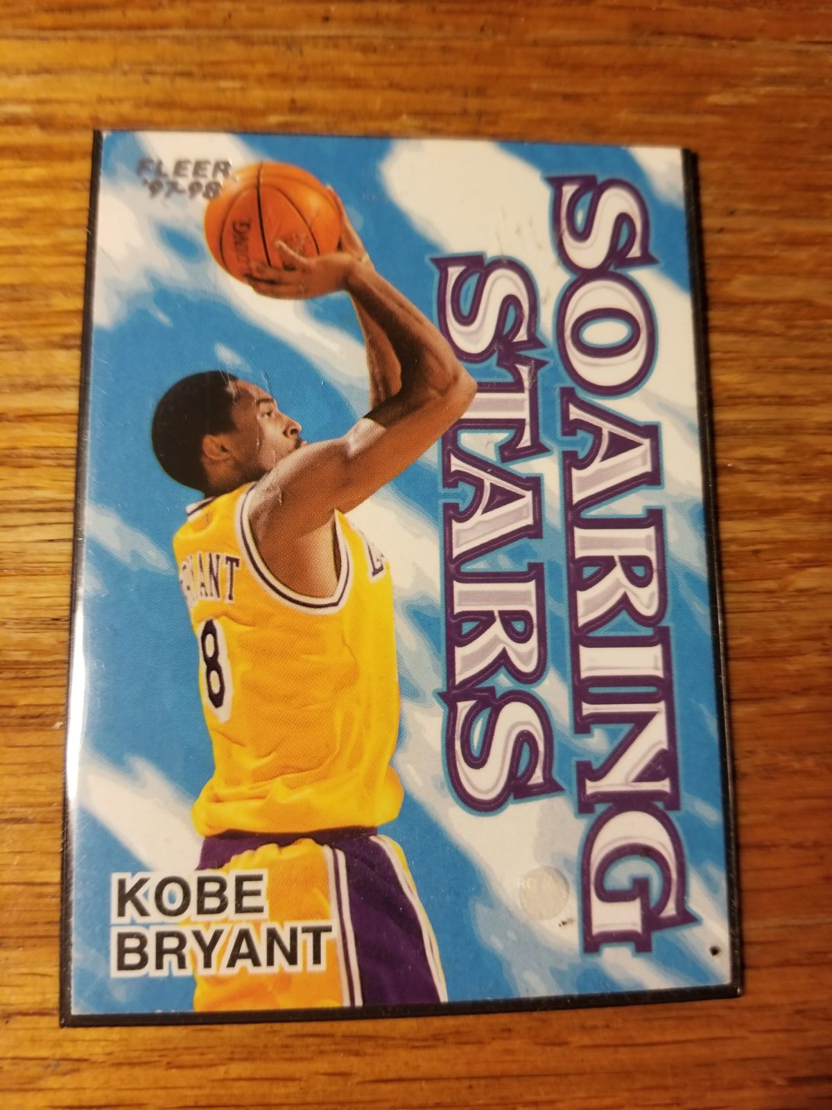 97-98 Fleer Kobe Bryant Soaring Stars Card