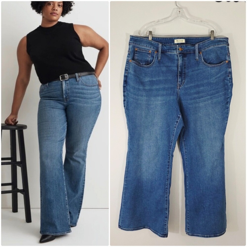 Madewell Skinny Flare High Rise Jeans Size 24W