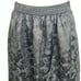 Vintage Papell Petites 100% Silk Skirt Black Roses Floral Size 6 Knee Midi 80’s