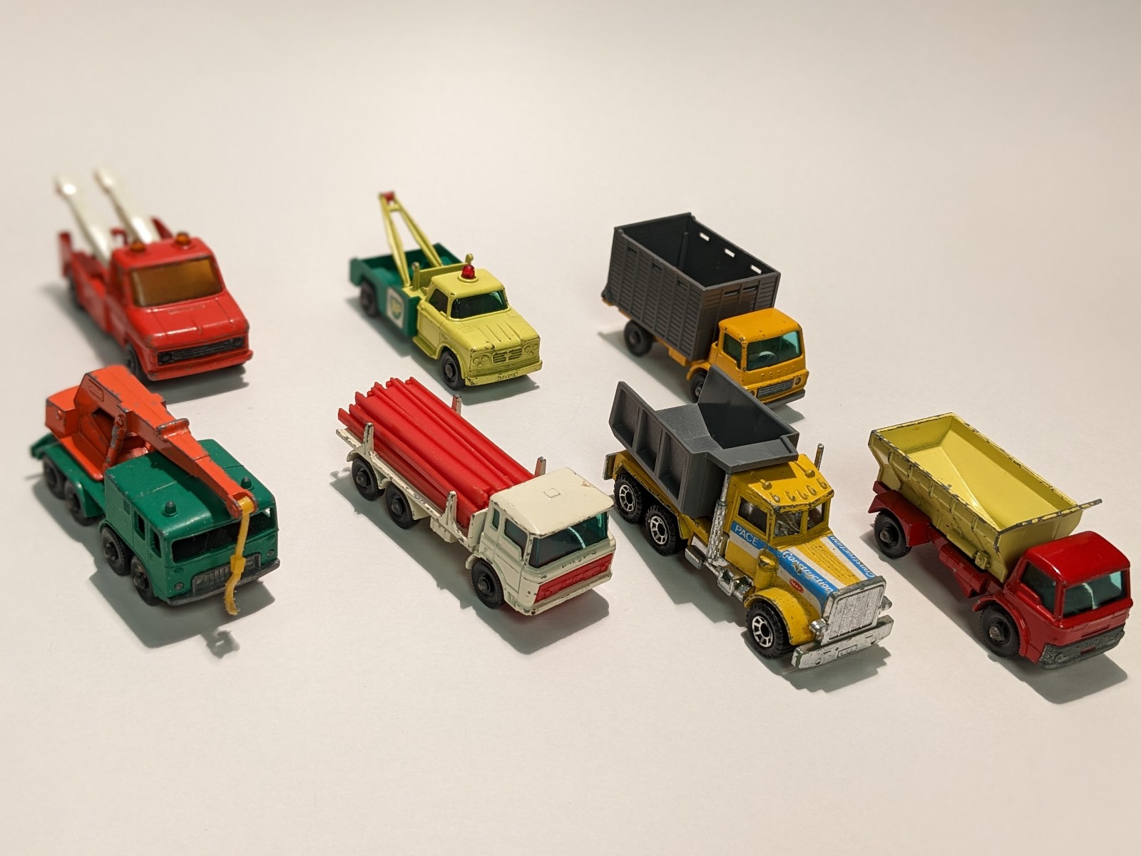 Vintage Lesney Matchbox Construction Trucks
