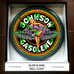 Johnson Gasoline Retro Pin-Up Garage Shop Mechanic Glow in the Dark Wall Clock