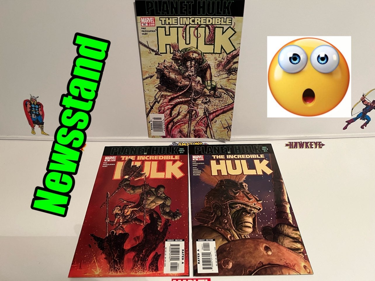 Incredible Hulk #92 Newsstand, #93, & #94 Planet Hulk - Skarr’s mom