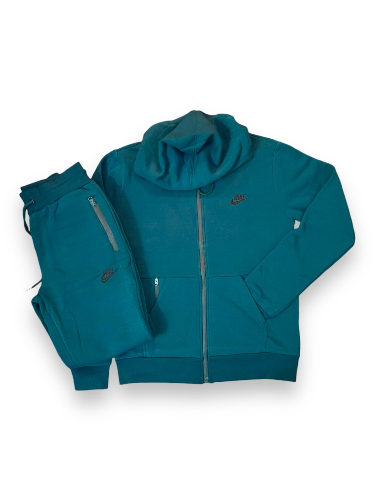 Unisex teal teck sport suit
