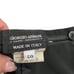 Vintage Giorgio Armani Black Wrap Style Wool Skirt Size 4
