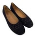 Gabor 169 Dancin Women's Ballet in Black Suede