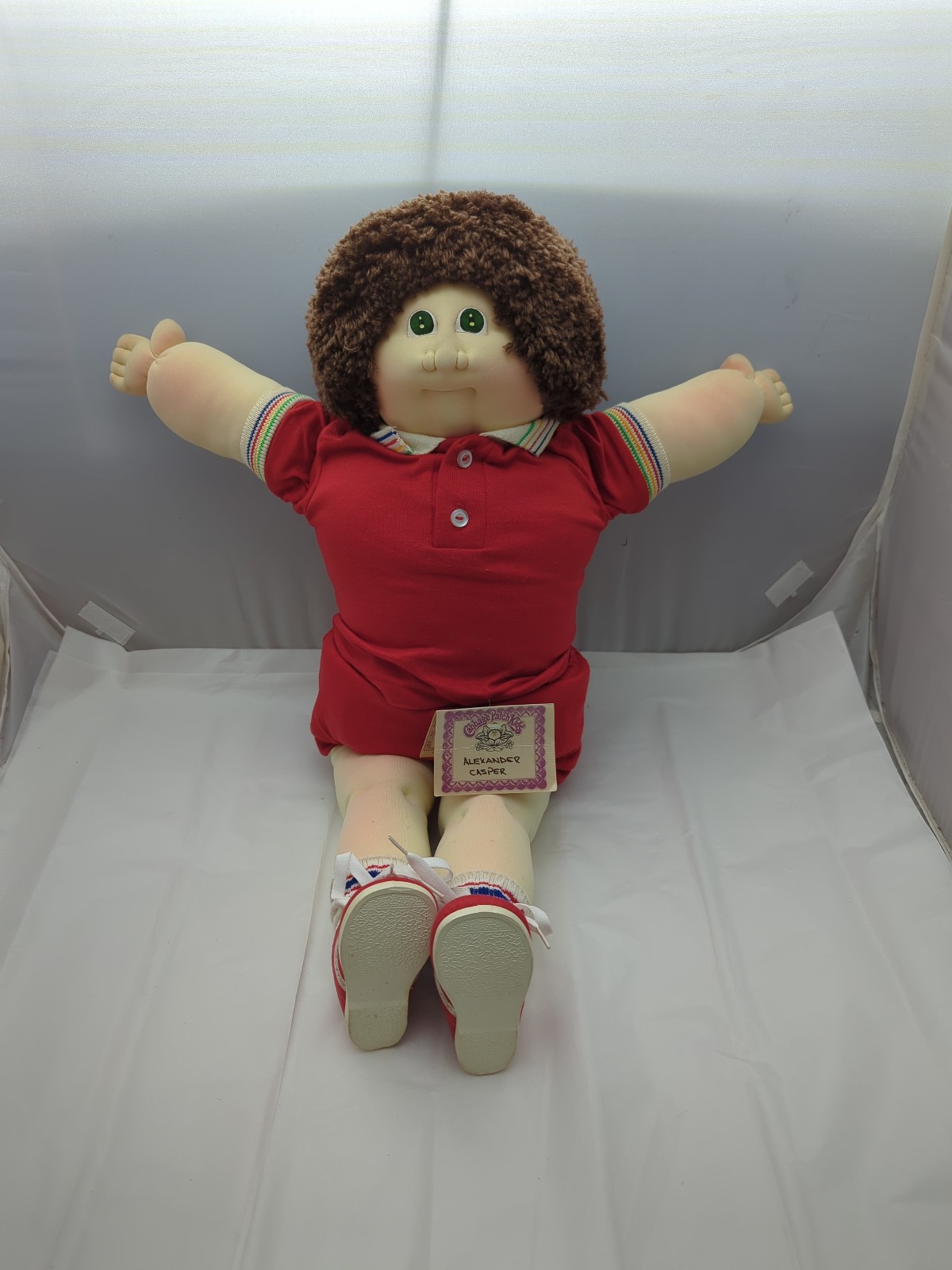 Vintage 1983 25 Xavier Roberts Cabbage Patch Little Boy Alexander Casper w/ Tag