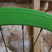 Lime Green Deep V wheelset (700c) (lock ring included) 2 Wheels Front and Rear