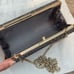 Jewel Badgley Mischka Womens Milia Crystal Minaudiere Clutch Bag Black OS