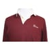 Vintage Men’s Sweater Knit Shirt 1970's Campus Medium CBS RECORDS Rare Red Wine