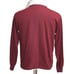 Vintage Men’s Sweater Knit Shirt 1970's Campus Medium CBS RECORDS Rare Red Wine