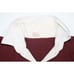 Vintage Men’s Sweater Knit Shirt 1970's Campus Medium CBS RECORDS Rare Red Wine