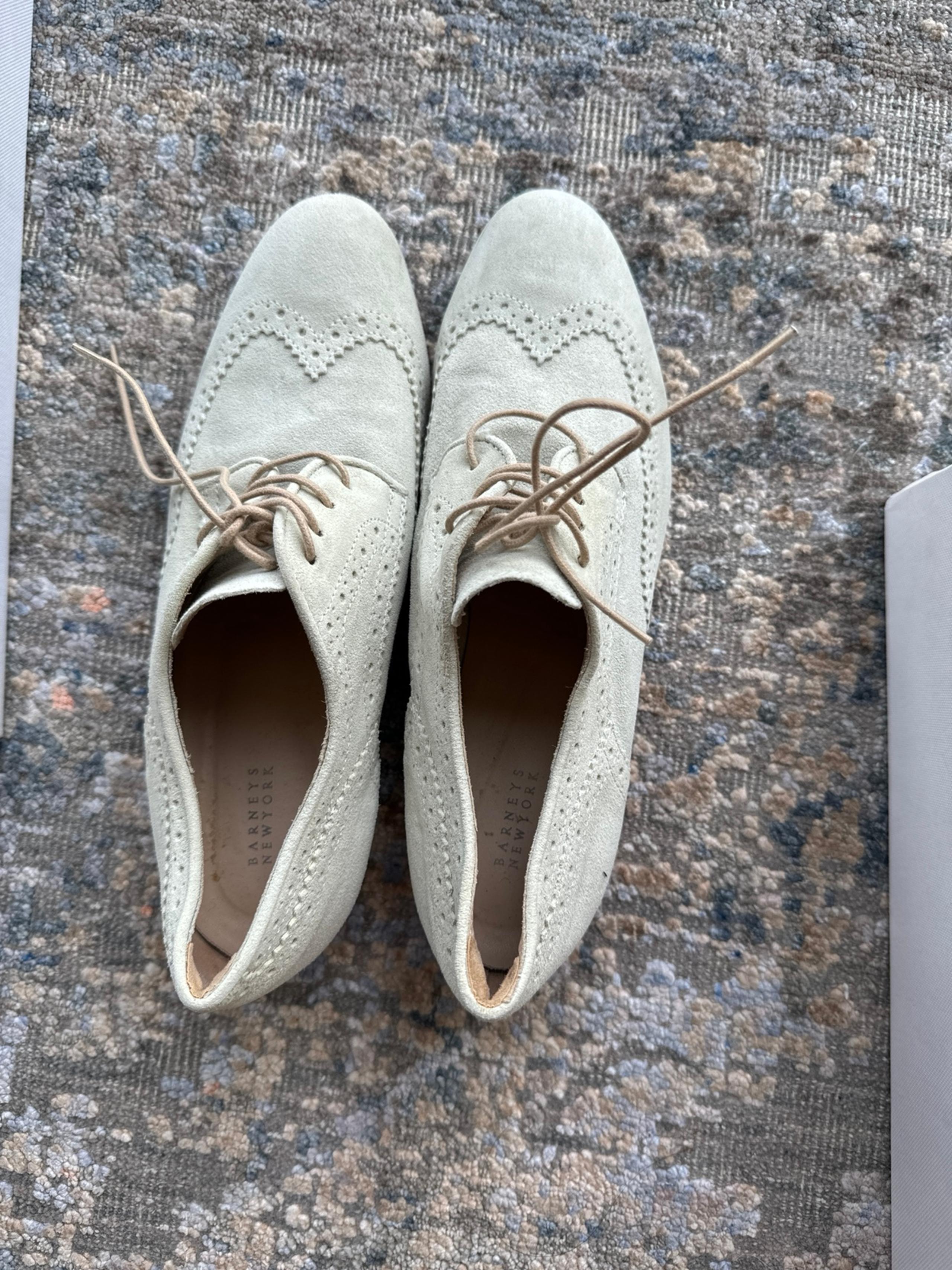 Barney’s New York suede shoes