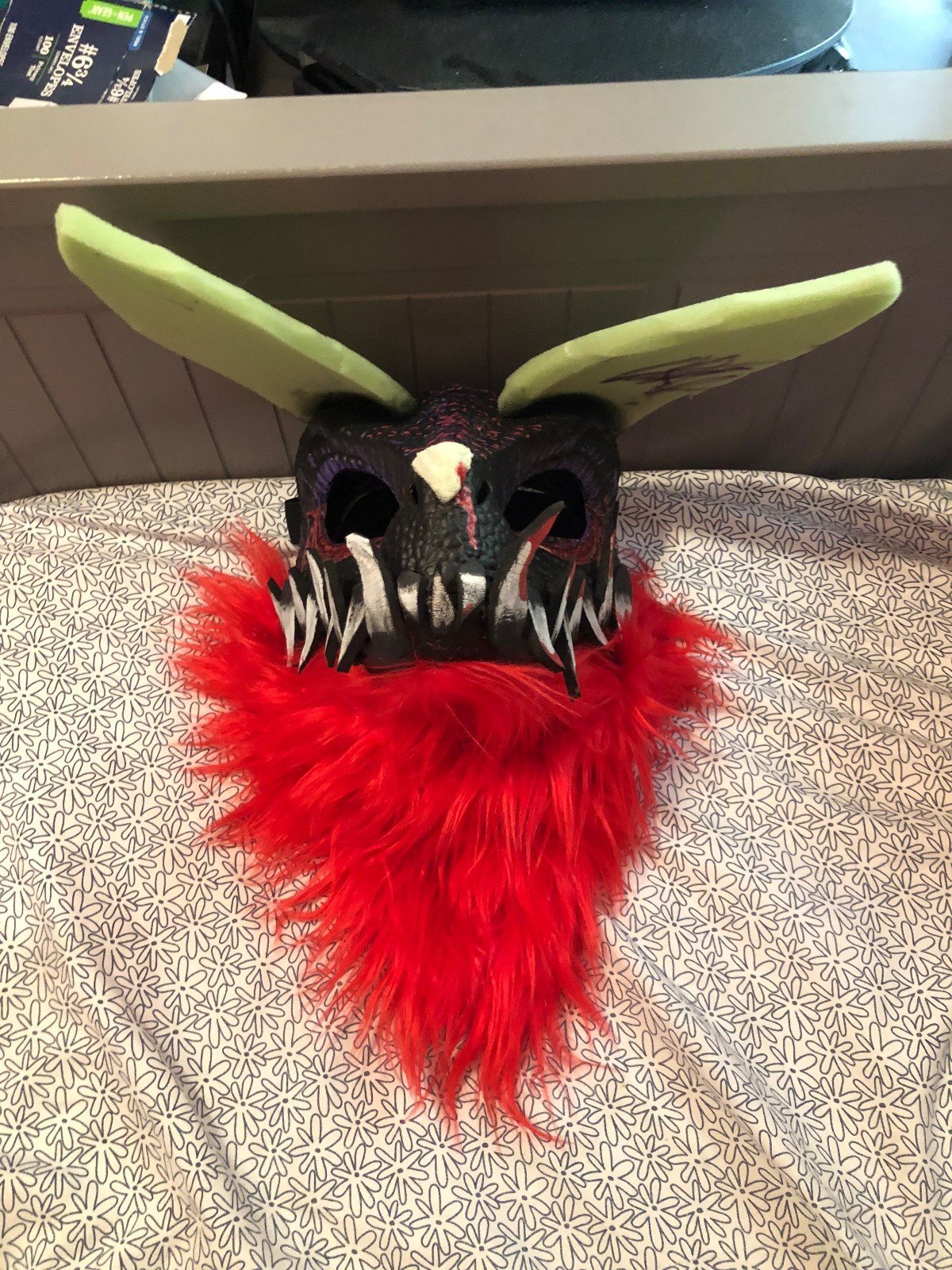 Dino raptor mask partial fursuit costume furry goth emo punk