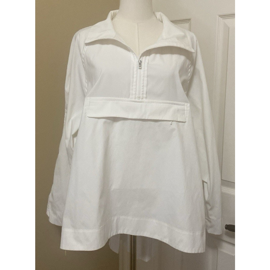 Athleta Popover Jacket White Women Size Small