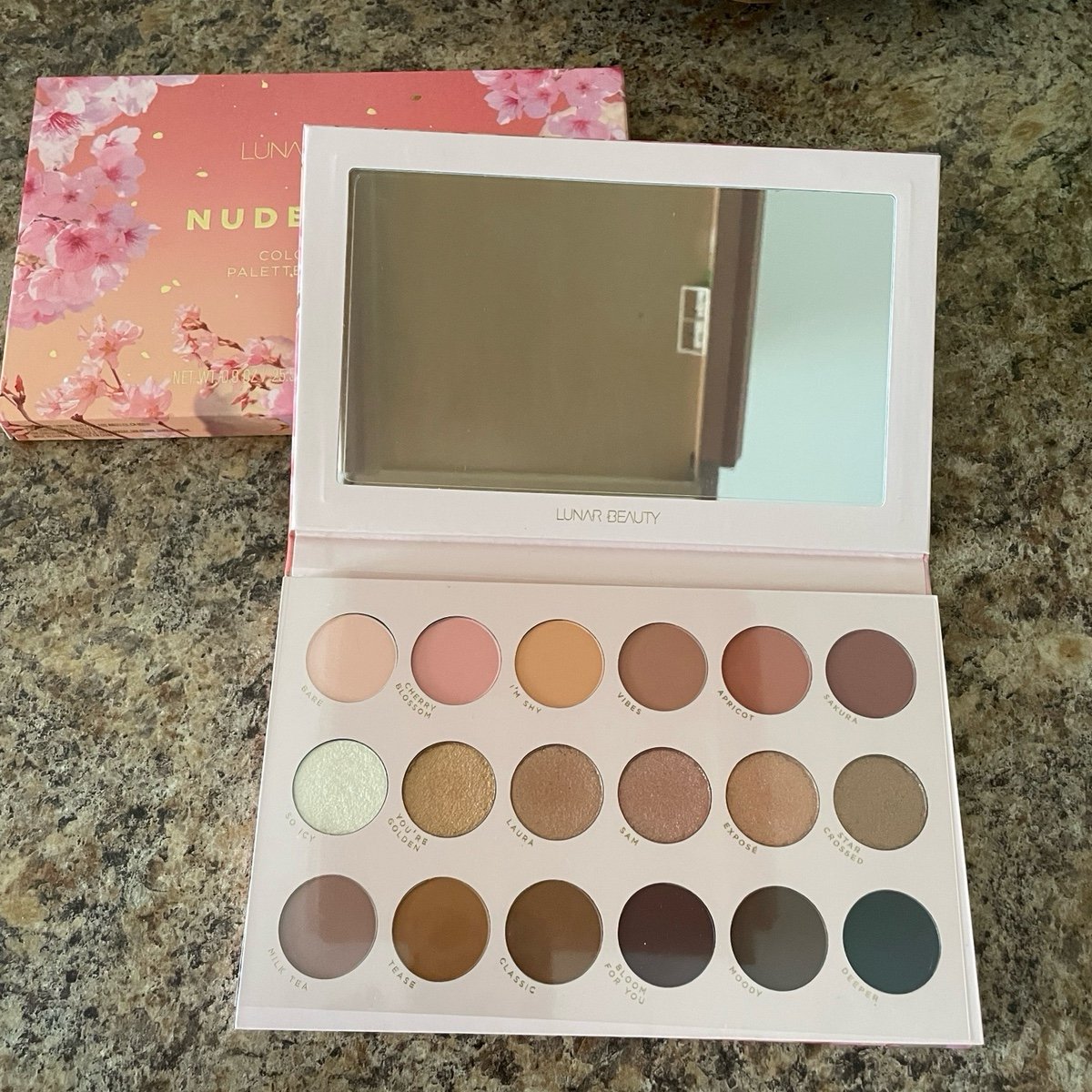 Lunar Beauty Nude Prism Eyeshadow Palette