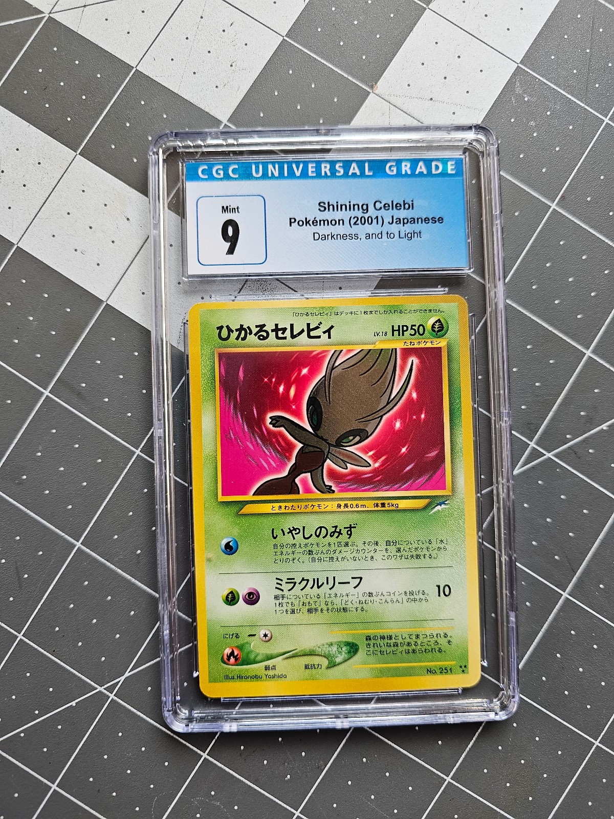 CGC 9 Japanese Shining Celebi (2001) Darkness, and to Light