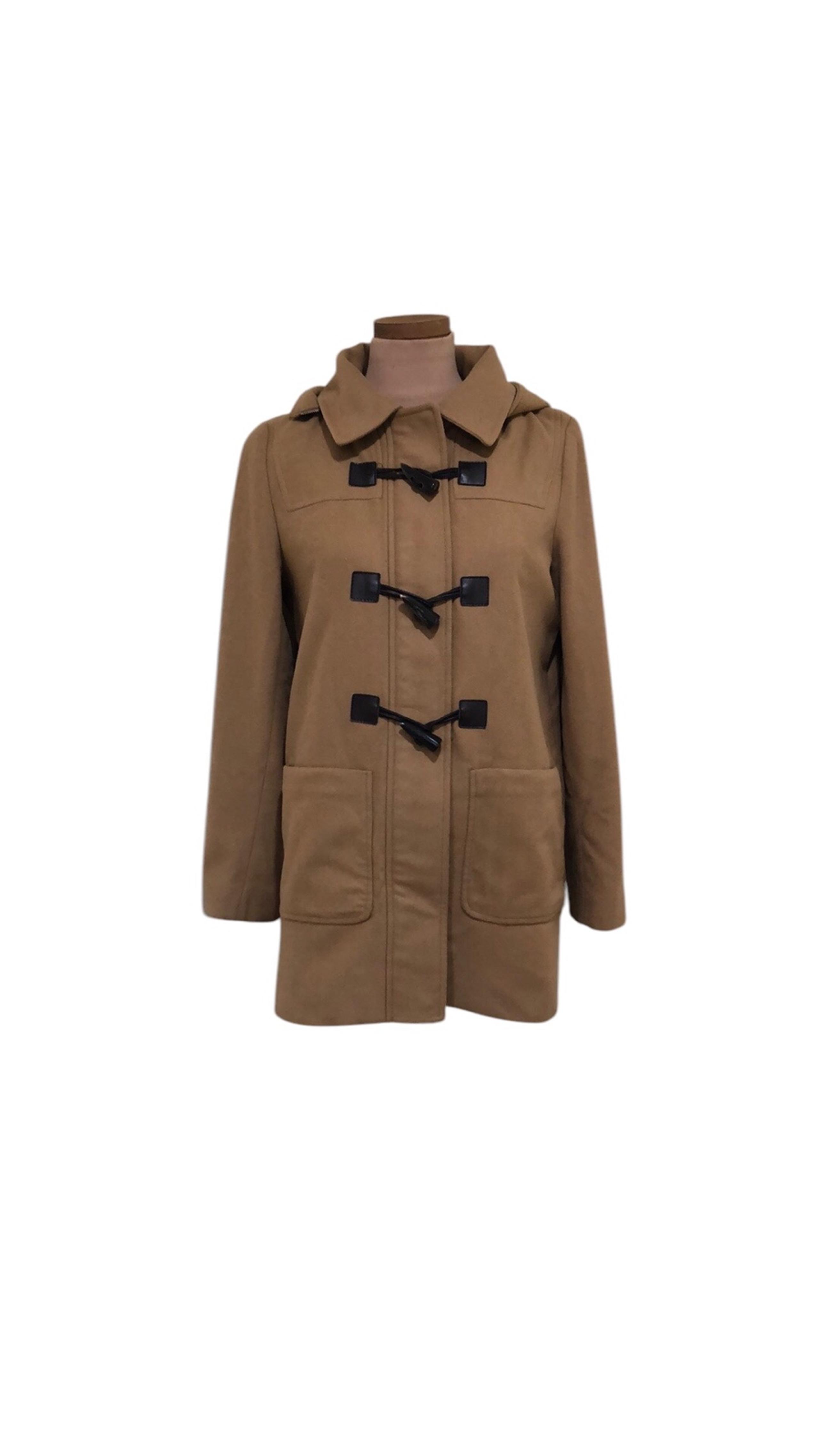 MICHAEL Michael Kors Peacoat Pea Coat Size 12P Camel Tan Wool