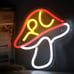 LED Neon Mushroom Cute Neon Sign, USB Powered Neon Signs Night Light,