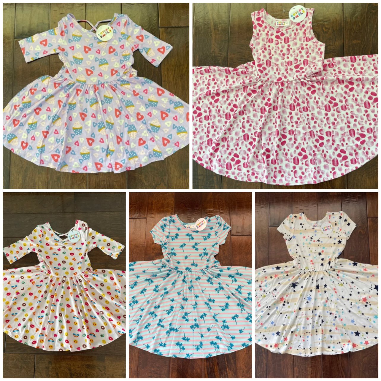 *NWT* (5) DotDotSmile Size 3/4 Ballerina/Cap/Tank Dresses **SALE**