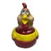 Rooster Yankee 14.5 Oz Strawberry Lemon Ice Candle New Holder Top &Base Ceramic