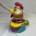 Rooster Yankee 14.5 Oz Strawberry Lemon Ice Candle New Holder Top &Base Ceramic