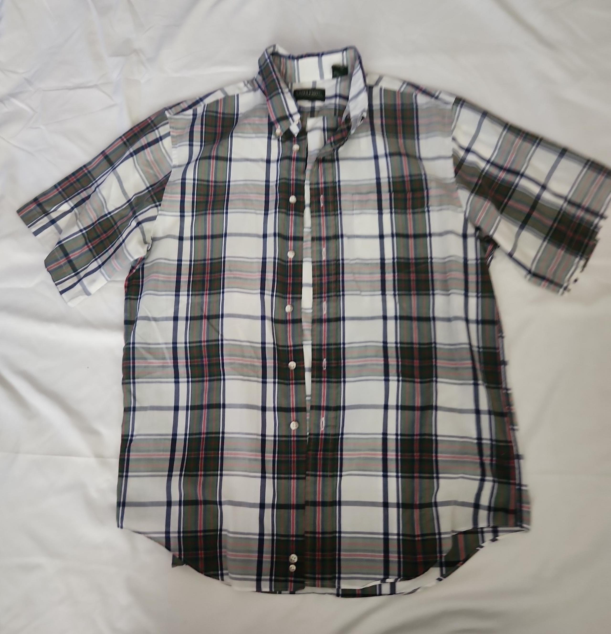 Saddlebred men's medium green Plaid button shirt #WW5 crosspost