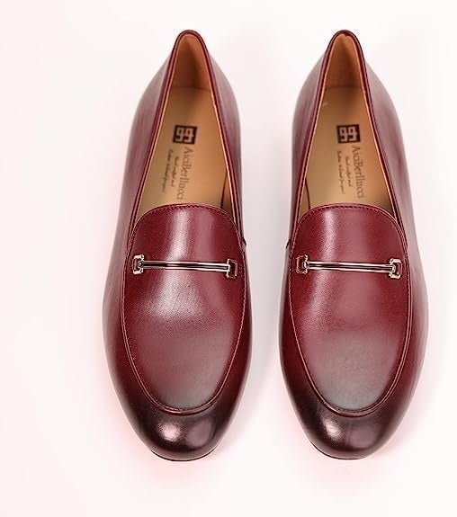 Women's Leather Loafer Shoes Casual Flat Shoes for Ladies