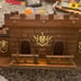 Mid Century Vintage Wooden Castle