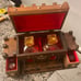 Mid Century Vintage Wooden Castle