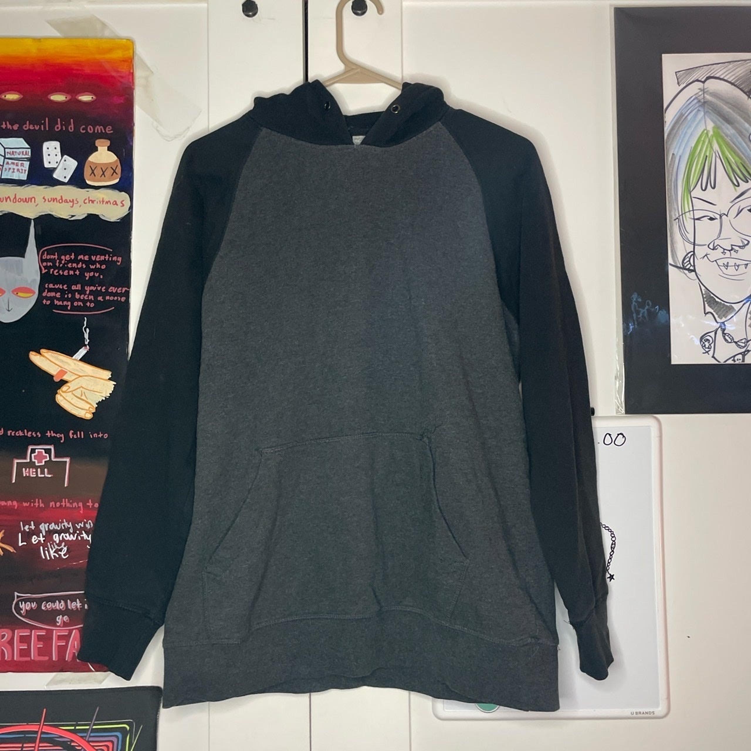 black hoodie