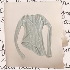 helmut lang knit asymmetrical sweater