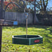 Kingsyard Platform Bird Feeder for Outdoor Hanging - Rugged Recycled Plastic Wil