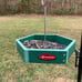 Kingsyard Platform Bird Feeder for Outdoor Hanging - Rugged Recycled Plastic Wil