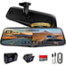 PORMIDO OEM 2K Rear View Mirror Camera,10 Mirror Dash Cam
