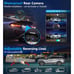 PORMIDO OEM 2K Rear View Mirror Camera,10 Mirror Dash Cam