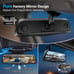 PORMIDO OEM 2K Rear View Mirror Camera,10 Mirror Dash Cam