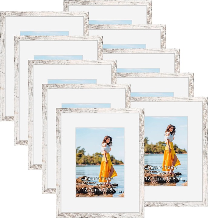 Picture Frame Set of 10 Bulk Collage Frames for Photos 8x10