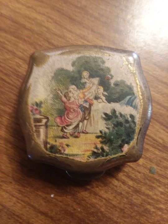 The Sermon of Love vintage compact