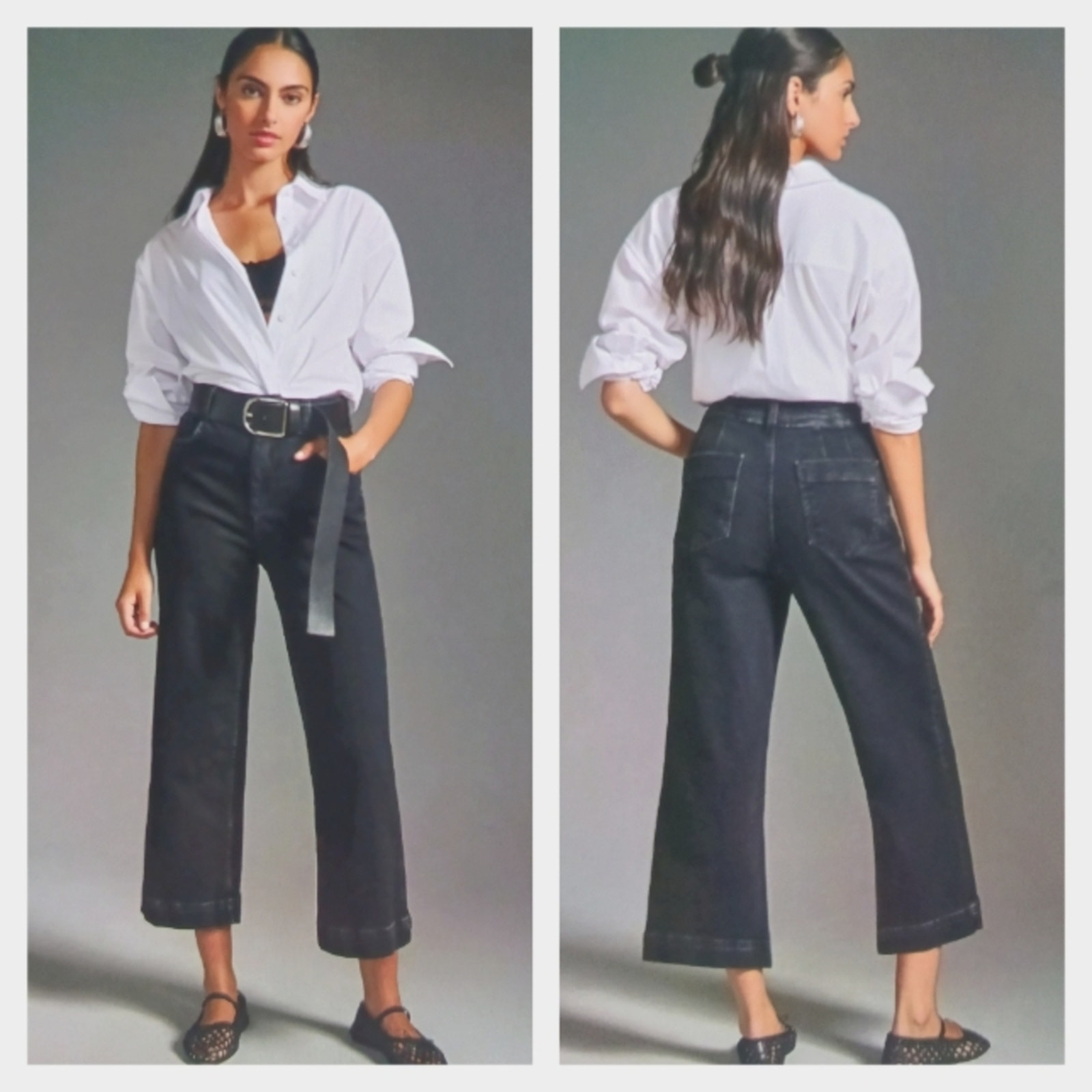 Anthropologie Pilcro Skipper Wide Leg EUC 148 Size 30 J1545