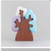 Wooden Winter Tree with Crowns