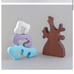 Wooden Winter Tree with Crowns