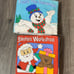 Vintage Baby Christmas Cloth Fabric Soft Touch Feel Books Pillow Book Lot Of 9