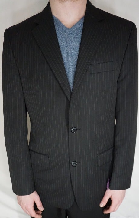 Michael Kors Black Pinstripe Blazer