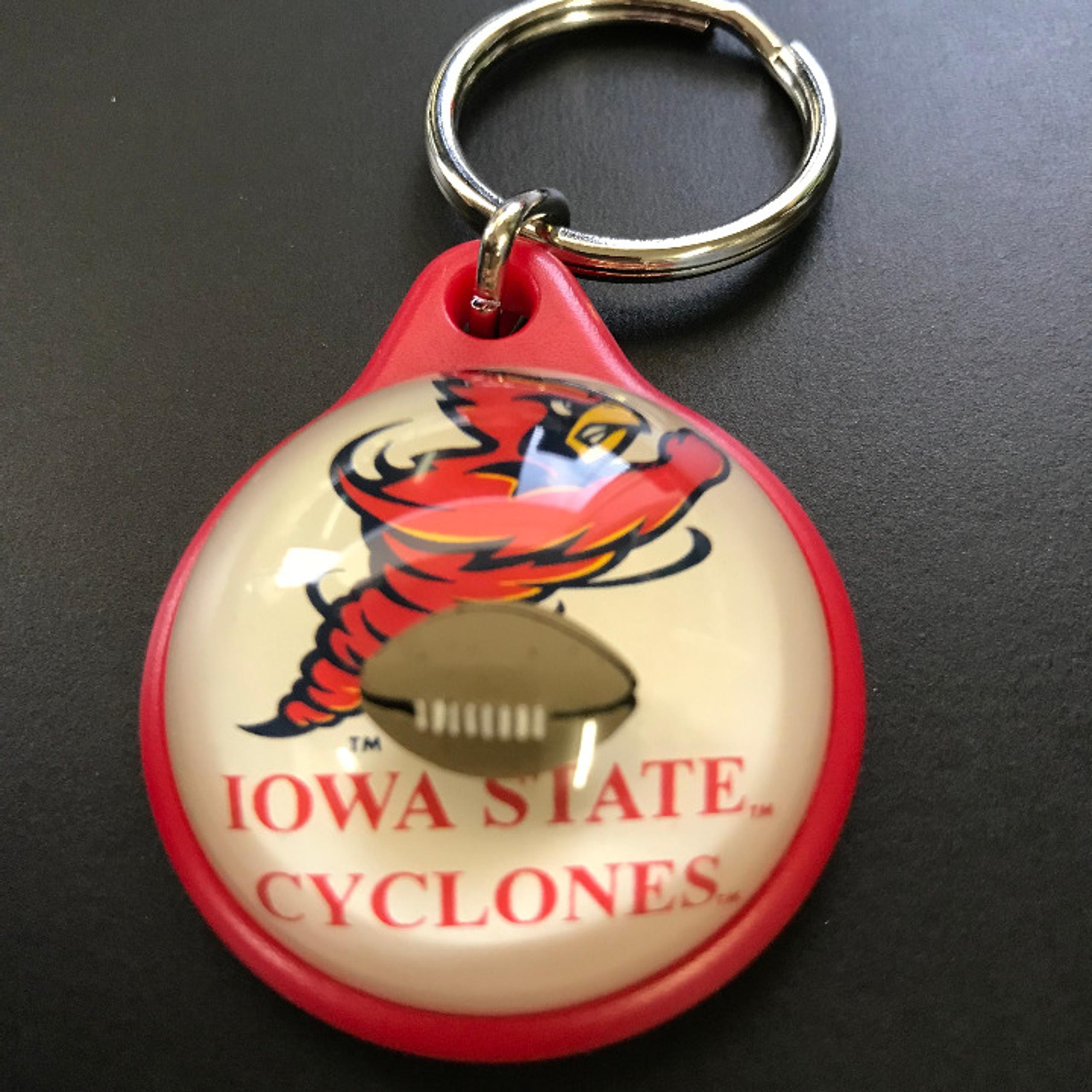 Iowa State Cyclones Football Keychain