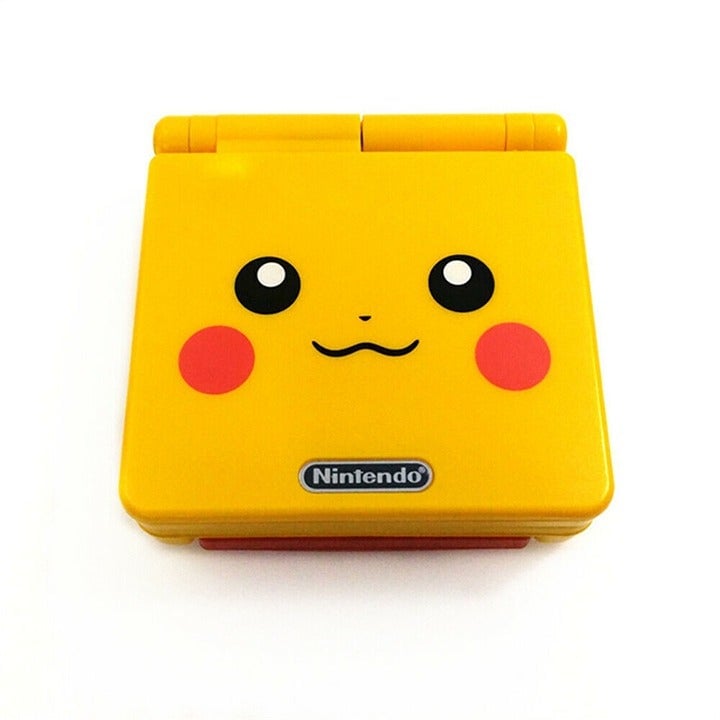 Nintendo Game Boy Advance GBA SP 101 IPS V2 LCD Backlight Bright Pikachu