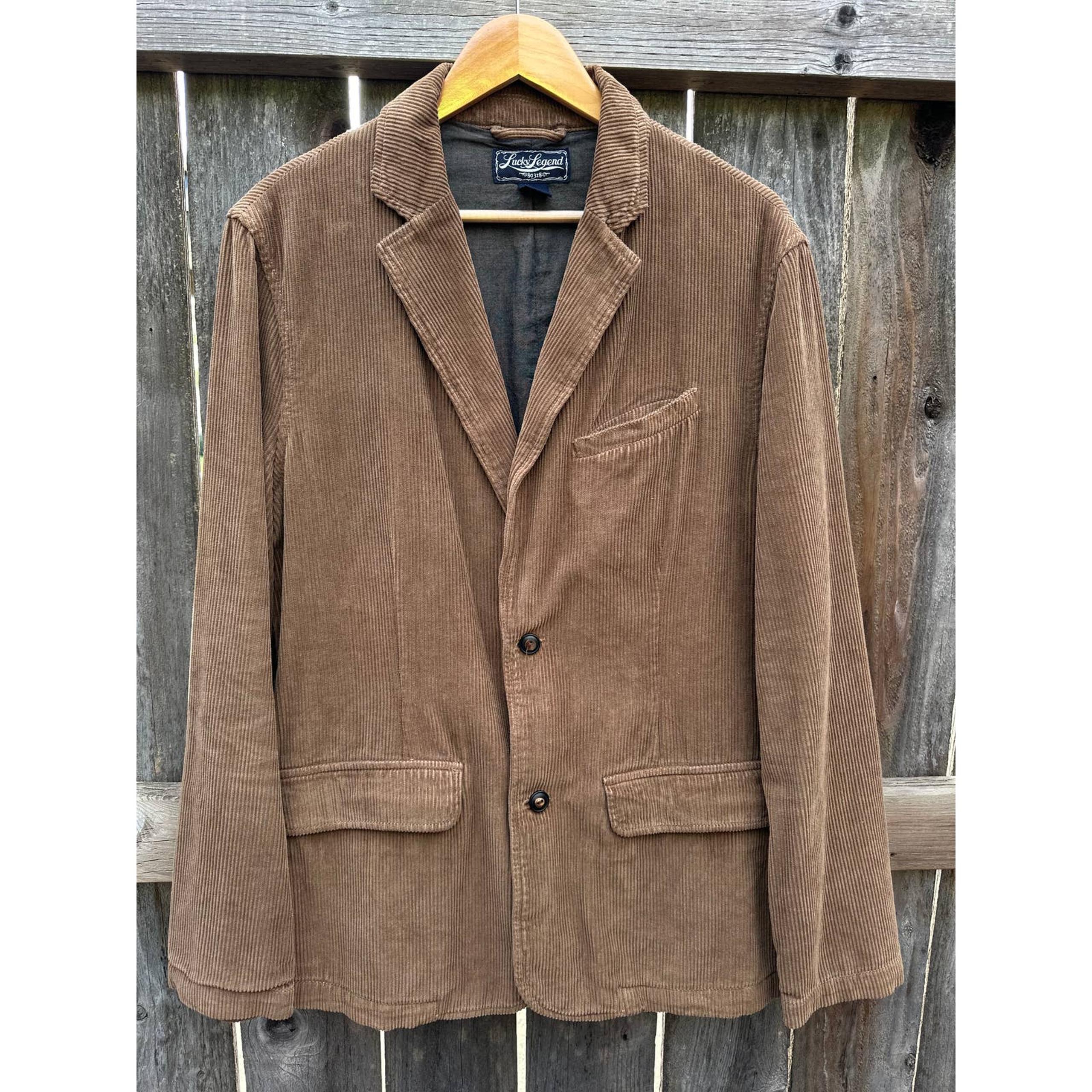 Lucky Legend Brand Womens Corduroy Blazer Jacket Medium