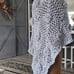 Hand made crochet shawl.