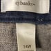 New with Tags, C.J. Banks, Comfort Stretch, 6 Tulip Pocket Capri Jeans Size 14W
