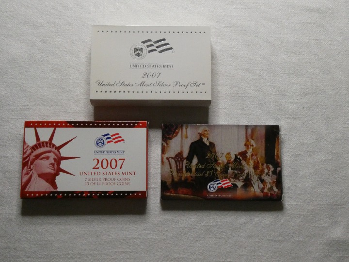 2007 US Mint Silver Proof Set with COA