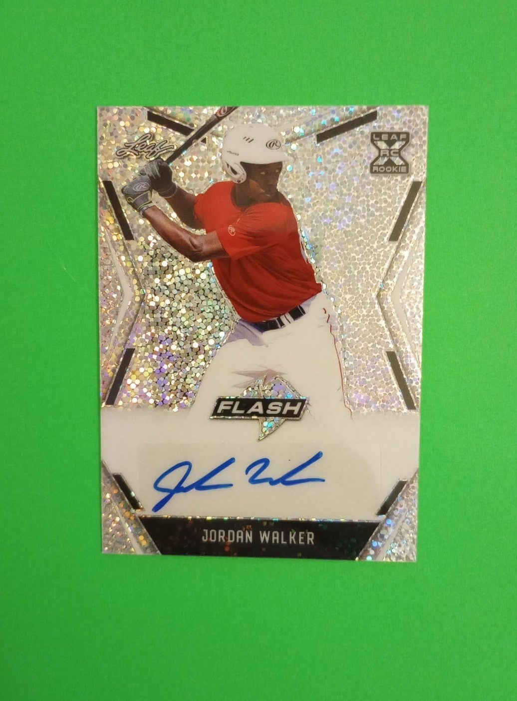 AUTO RC JORDAN WALKER ROOKIE SILVER PRIZM ICE REFRACTOR AUTOGRAPH LEAF CARDINALS